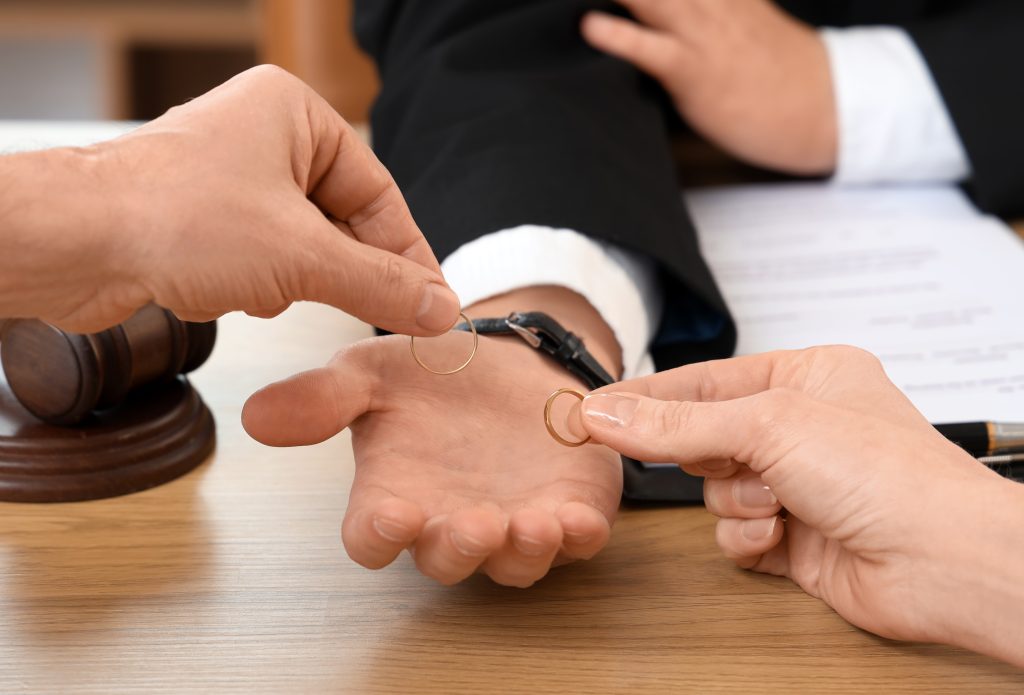 Taking wedding rings